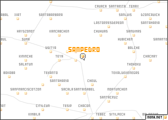 map of San Pedro