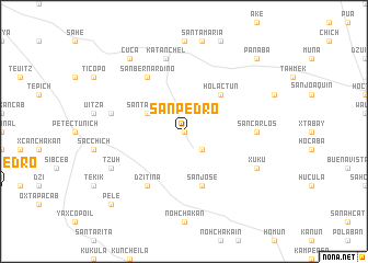 map of San Pedro