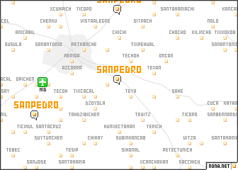 map of San Pedro