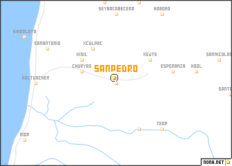 map of San Pedro