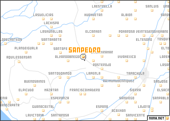 map of San Pedro