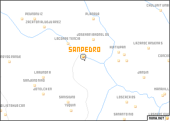 map of San Pedro