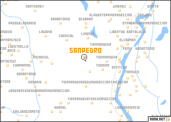 map of San Pedro