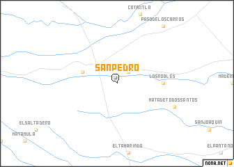 map of San Pedro