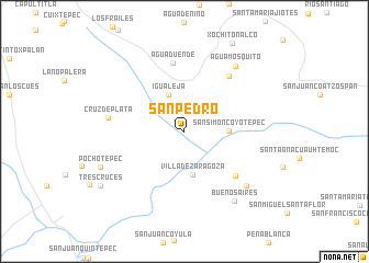 map of San Pedro