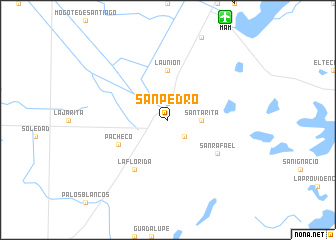 map of San Pedro