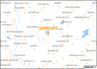 map of San Pedro