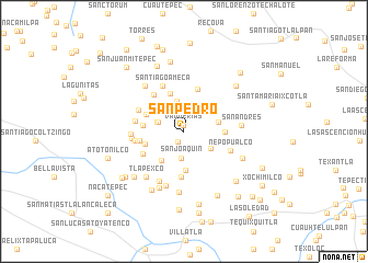 map of San Pedro