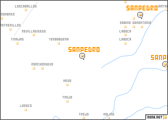 map of San Pedro