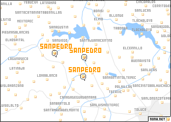 map of San Pedro