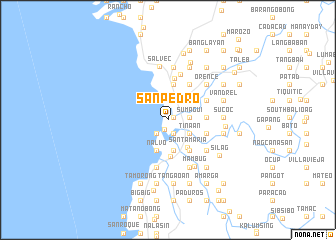 map of San Pedro