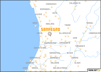 map of San Pedro