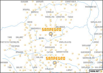 map of San Pedro