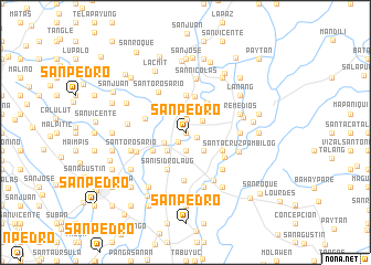 map of San Pedro