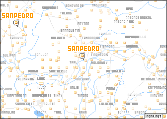 map of San Pedro