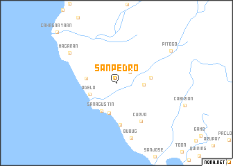 map of San Pedro