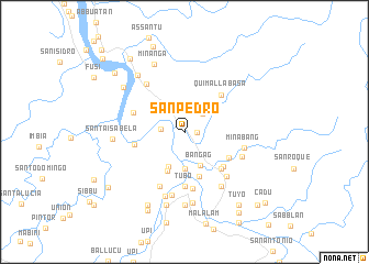 map of San Pedro