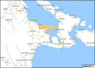 map of San Pedro