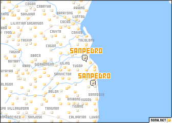 map of San Pedro