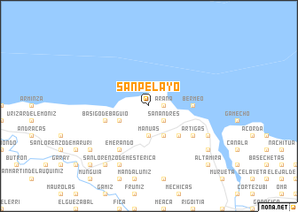 map of San Pelayo