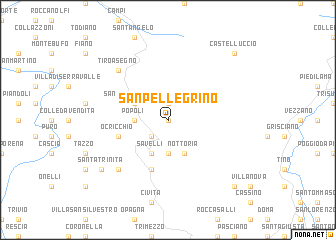 map of San Pellegrino