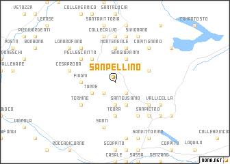 map of San Pellino