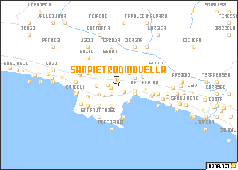 map of San Pietro di Novella