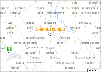 map of San Pietro in Gù