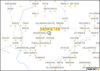 map of San Pietro