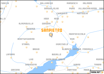 map of San Pietro