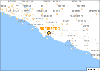 map of San Pietro