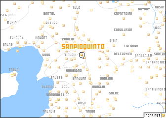 map of San Pioquinto