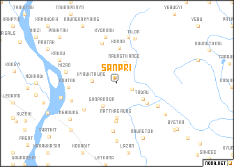 map of Sanpri