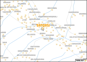 map of Sanqāsī