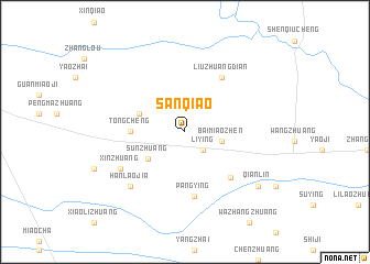 map of Sanqiao