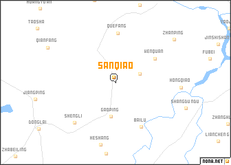 map of Sanqiao