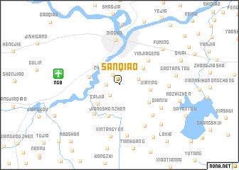 map of Sanqiao