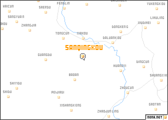 map of Sanqingkou