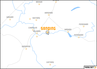 map of Sanqing