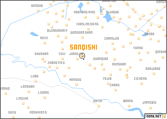 map of Sanqishi