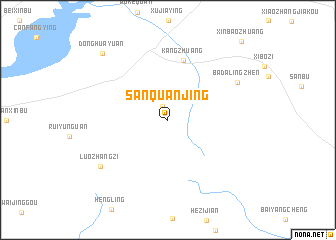 map of Sanquanjing