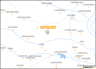 map of Sanquan