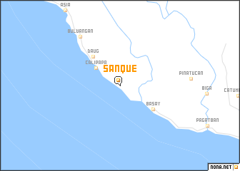map of Sanque
