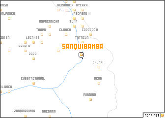 map of Sanquibamba