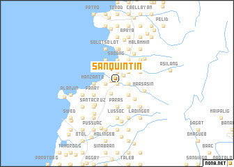 map of San Quintin