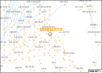 map of San Quintin