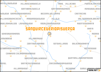 map of San Quirce de Ríopisuerga