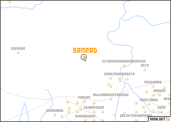 map of Sanrad