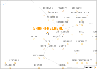 map of San Rafael Abal