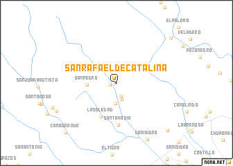map of San Rafael de Catalina